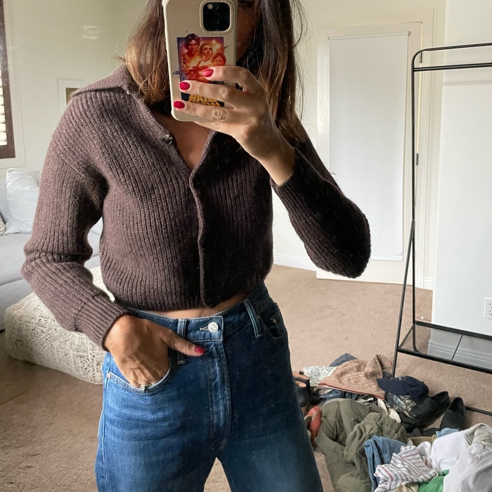 Cropped Aritzia sweater